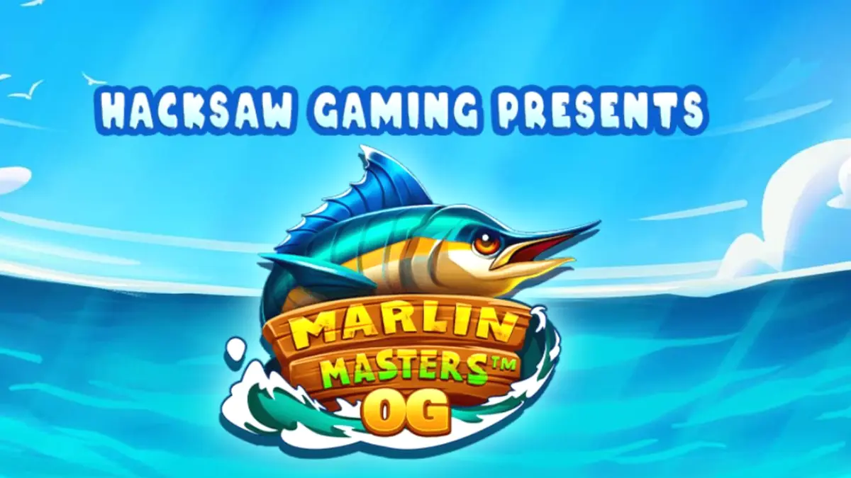 Tampilan visual slot Marlin Masters OG dengan tema memancing di laut lepas
