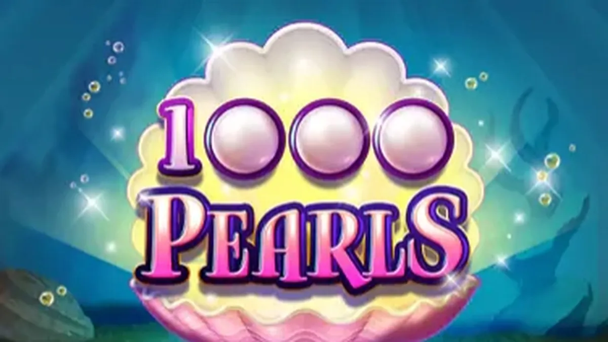 Tampilan visual slot 1000 Pearls dengan tema bawah laut yang memukau